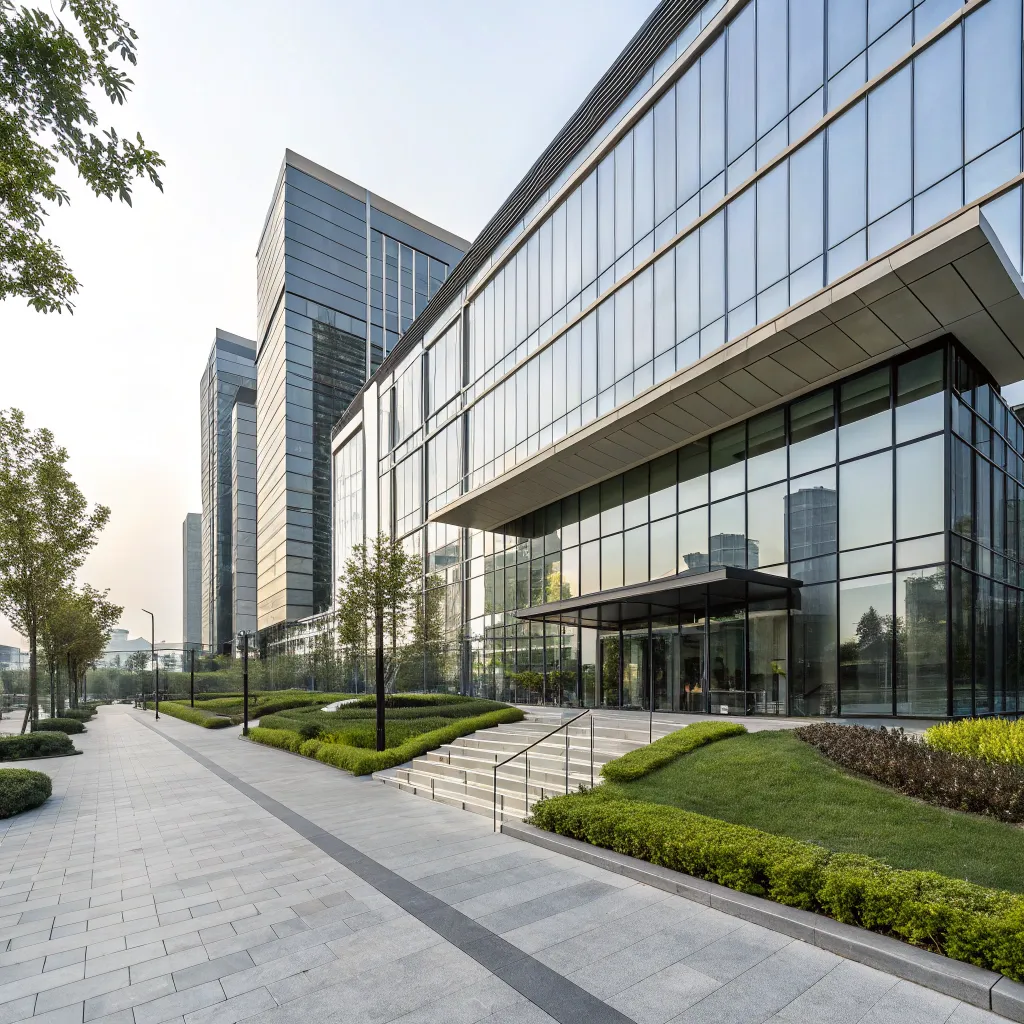 Modern office building